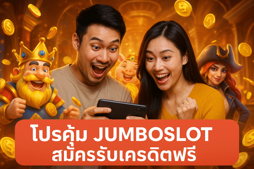 โปรคุ้ม JUMBOSLOT สมัครรับเครดิตฟรี