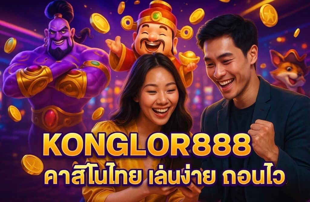 KONGLOR888 คาสิโนไทย เล่นง่าย ถอนไว
